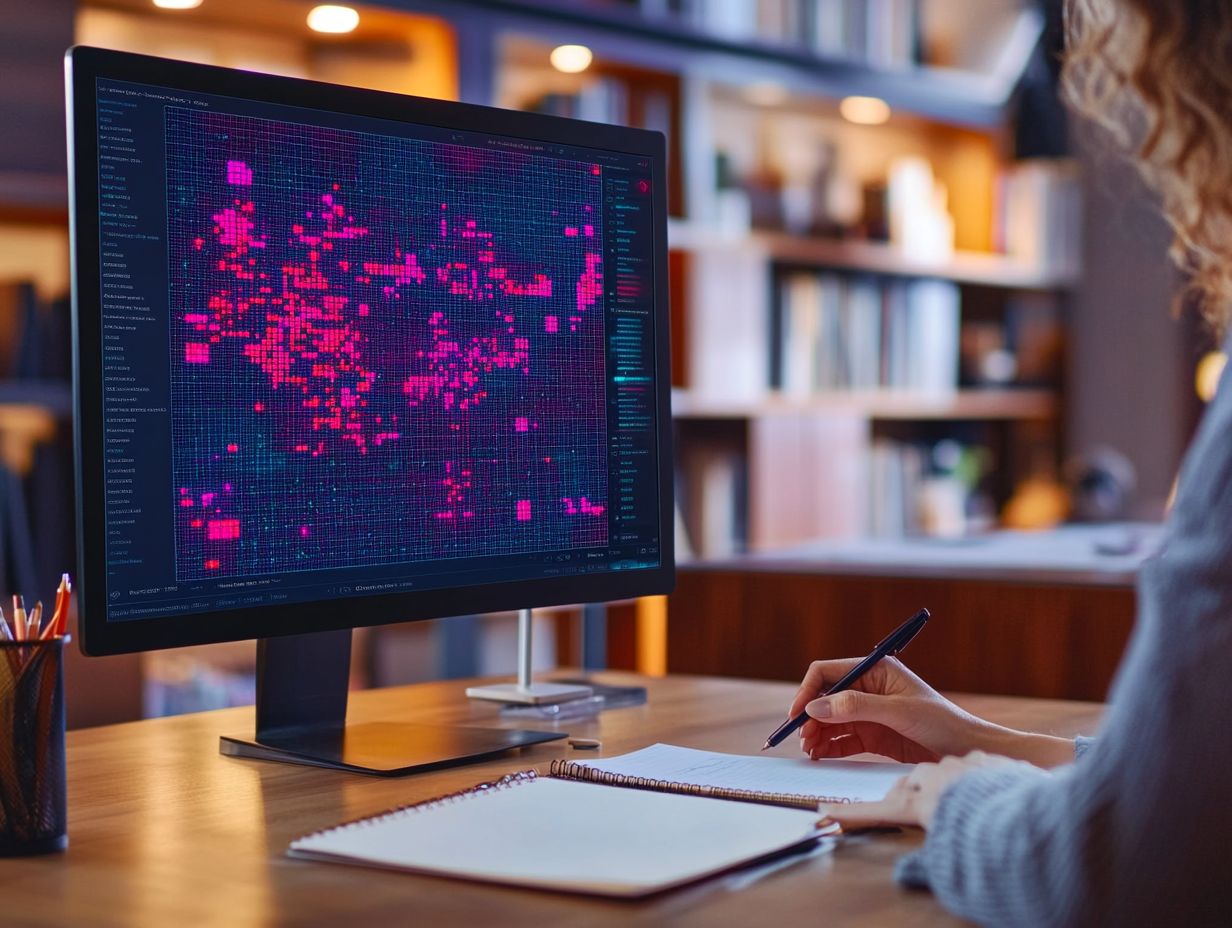 A chart showing the benefits of using heatmaps