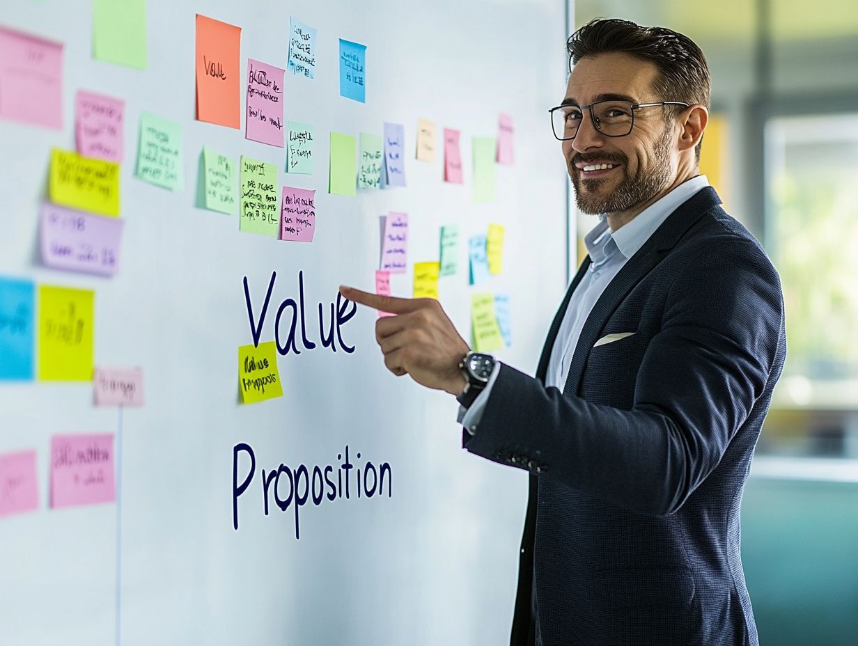 An infographic illustrating the steps to create a clear value proposition